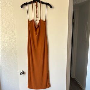 Forever 21 Terracotta Backless Dress